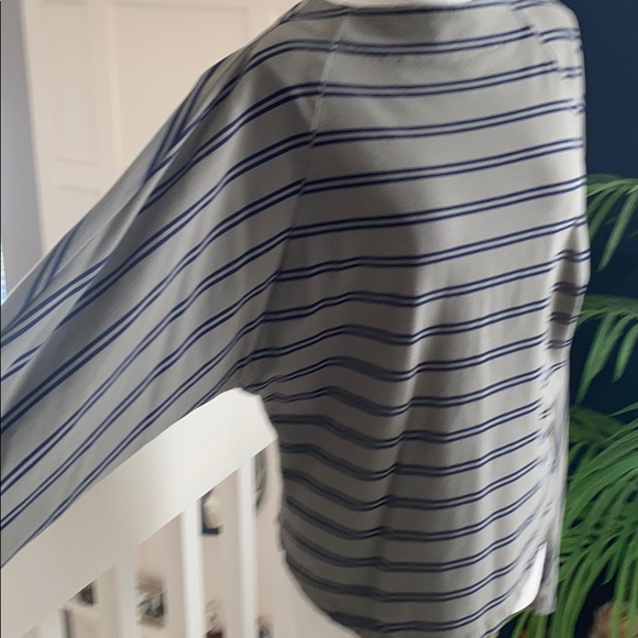 Free People Stripped Mock Neck Top Sz. M - Picture 2 of 4